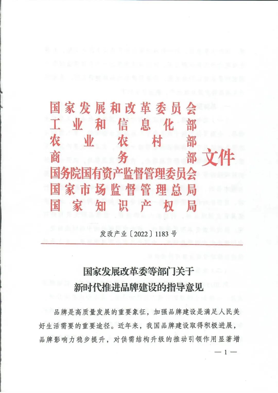 重磅 | 国家发展改革委联合多部门发布《关于新时代推进品牌建设的指导意见》，促进品牌建设高质量可持续发展。(图6)